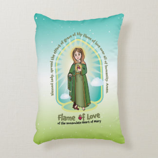 FOL キッズ 枕 祈り (カラフルな背景) アクセントクッション