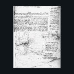 Fol.145v-a、Da Vinciのノートからページ ポストカード<br><div class="desc">Fol.145v-a、Da Vinciのノートからページ |レオナルド・ダ・ヴィンチ |美術館所在地:イギリス、ロンドンのブリティッシュミュージアム |アーティストイタリアンー |画像収集番号: XJF311685</div>