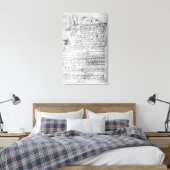 Fol.145v-b、Da Vinciのノートブックからページ キャンバスプリント (インサイチュ (寝室))