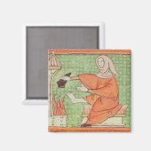 Fol.58r 2月：暖炉 マグネット (正面/裏面)