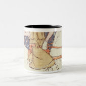 Fol.58vはよろしいです: 鷹狩 ツートーンマグカップ (中央)