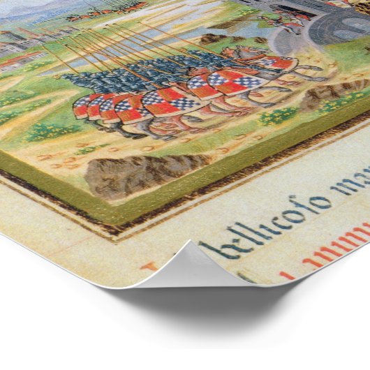 Fol.7v惑星火星, 'De Sphaera', 1470 ポスター (角)