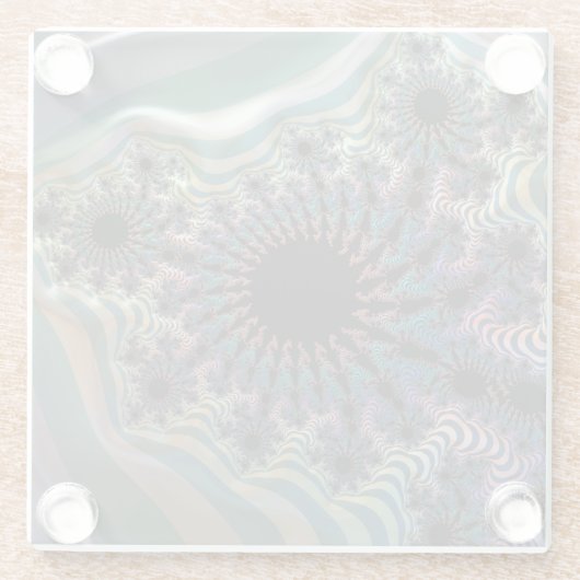 Fold Coasterの間 ガラスコースター (裏面)