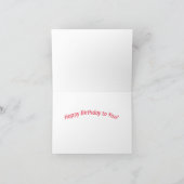 Folded Birthday Card サンキューカード (内部)