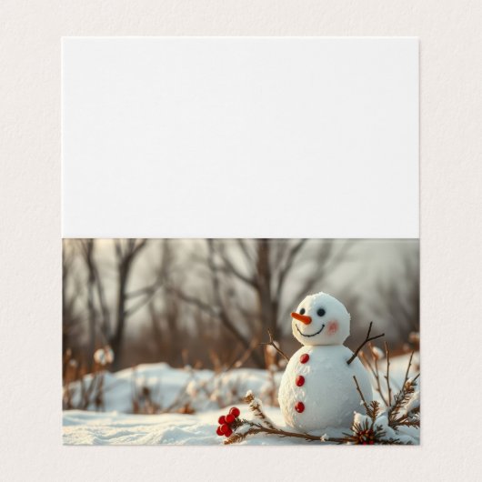 Folded Business Card 名刺 (外部フラット)