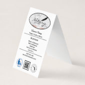 Folded Business Card 名刺 (裏面)