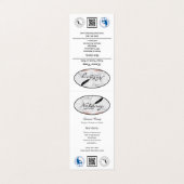 Folded Business Card 名刺 (外部フラット)