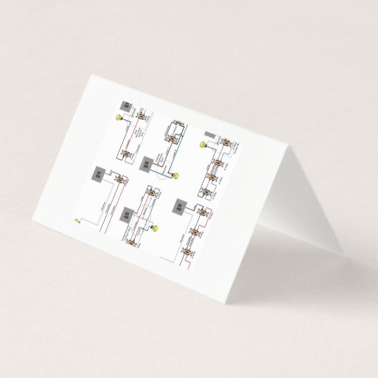 Folded Business Card for Electricians (裏面)