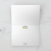 Folded Easter Greeting Card カード (内部)