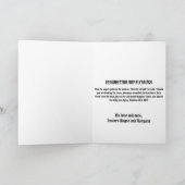 Folded Easter Greeting Card カード (内部)