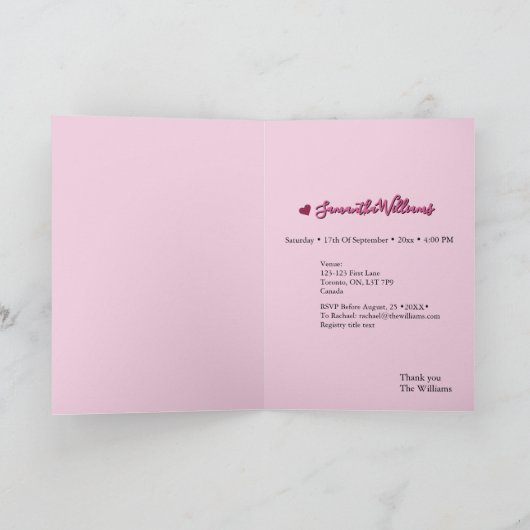 Folded Elephant Card カード (内部)