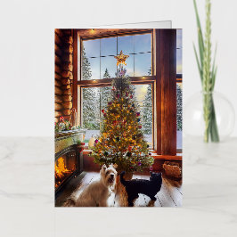 Folded Foil Christmas Card 箔グリーティングカード