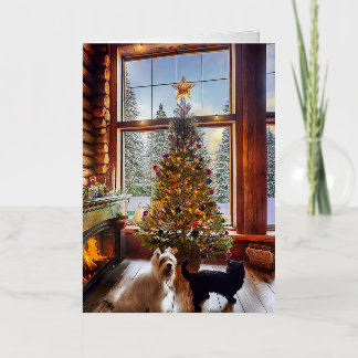 Folded Foil Christmas Card 箔グリーティングカード