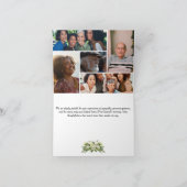 Folded Funeral Thank You Card  サンキューカード (内部)