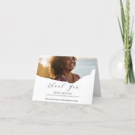 Folded Funeral Thank You Card  サンキューカード