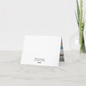 Folded Funeral Thank You Card  サンキューカード (裏面)