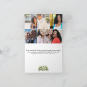 Folded Funeral Thank You Card – With Gratitude サンキューカード (内部)