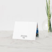 Folded Funeral Thank You Card – With Gratitude サンキューカード (裏面)