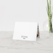 Folded Funeral Thank You Card – With Gratitude サンキューカード (裏面)