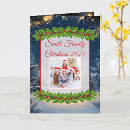 Folded Greeting Card カード (黄色い花)