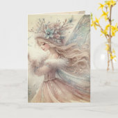 Folded Greeting Card カード (黄色い花)