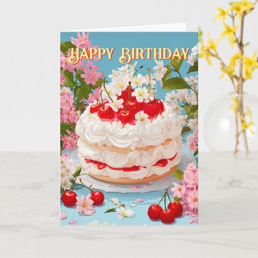 Folded Greeting Card カード (黄色い花)