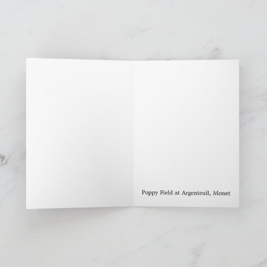 Folded Greeting Card カード (内部)