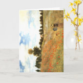 Folded Greeting Card カード (黄色い花)