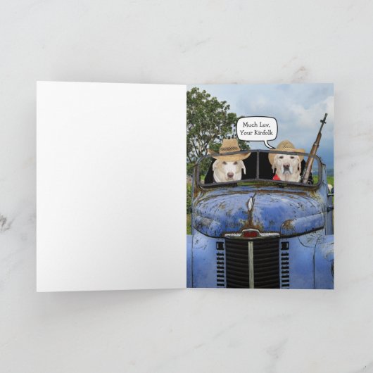 Folded Greeting Card カード (内部)