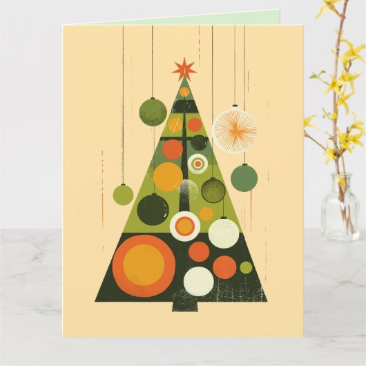 Folded Greeting Card カード (黄色い花)