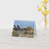 Folded Greeting Card カード (黄色い花)