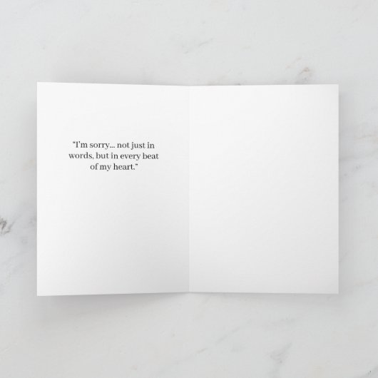 Folded Greeting Card カード (内部)