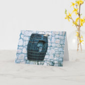 Folded Greeting Card カード (黄色い花)