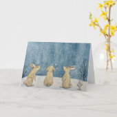 Folded Greeting Card カード (黄色い花)