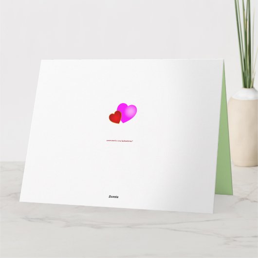 Folded Greeting Card カード (裏面)