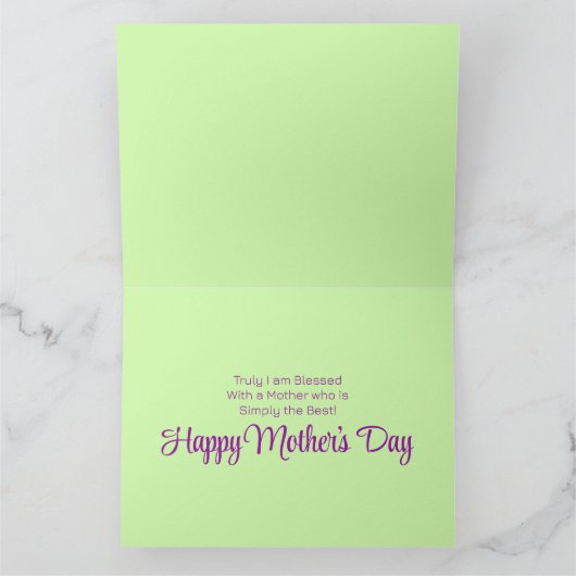 Folded Greeting Card カード (内部)