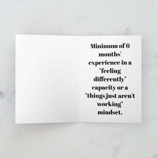 Folded Greeting Card カード (内部)