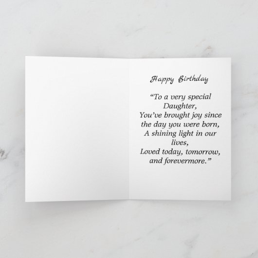 Folded Greeting Card カード (内部)