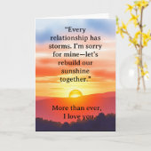 Folded Greeting Card カード (黄色い花)