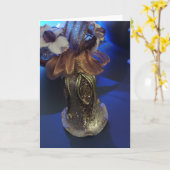 Folded Greeting Card カード (黄色い花)