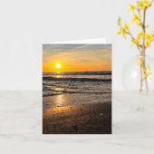 Folded Greeting Card カード (黄色い花)