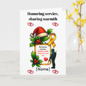 Folded Greeting Card カード (黄色い花)