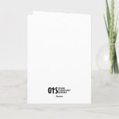 Folded Greeting Card カード (裏面)