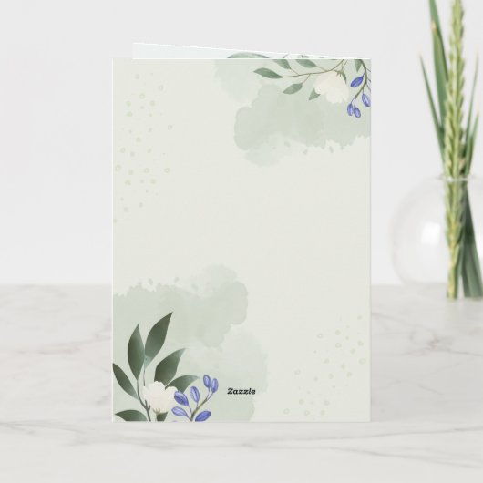 Folded Greeting Card カード (裏面)