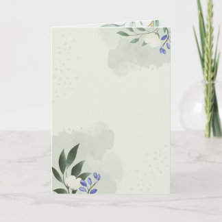 Folded Greeting Card カード