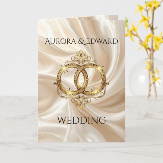 Folded Greeting Card カード (黄色い花)