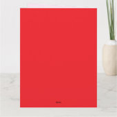 Folded Greeting Card カード (裏面)