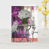 Folded Greeting Card カード (黄色い花)