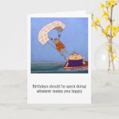 Folded Greeting Card カード (黄色い花)