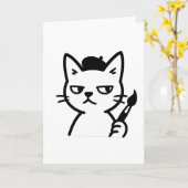 Folded Greeting Card カード (黄色い花)